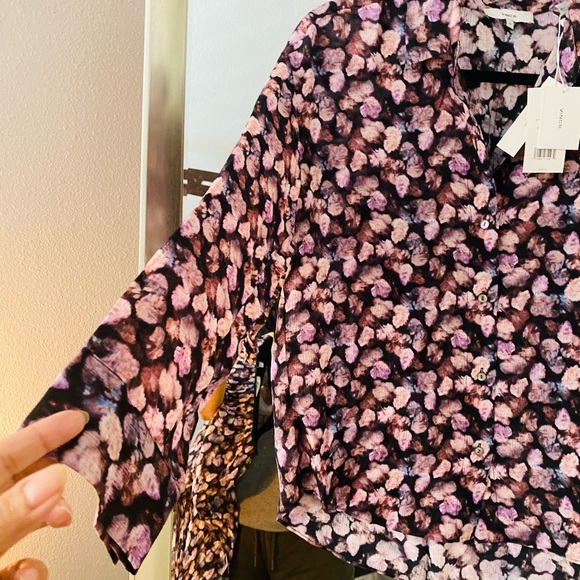 🎊 GORGEOUS VINCE COLORED BLOUSE - Picture 2 of 3